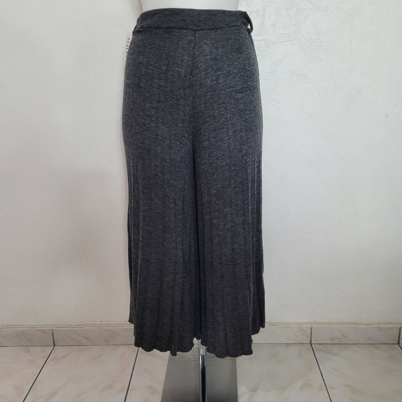 Pantalon jupe culotte chaud hiver femme.