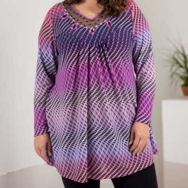 pull femme moderne col rond  manches longues maille fine multi couleur et coupe qui s'evase progressivement parfaite pour gomme les hanches pull mode femme​