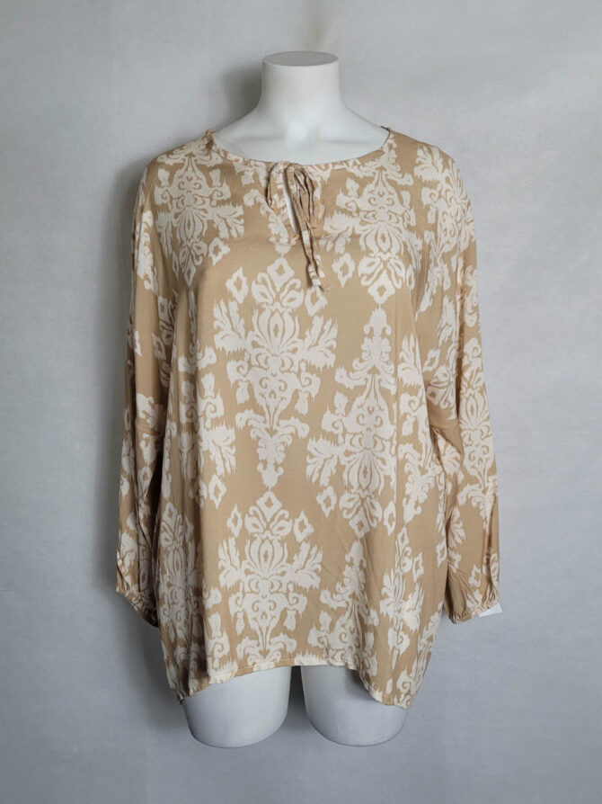 tunique femme boheme pour ronde beige femme grande taille