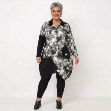 Robe chemise longue grande taille. robe chemise grande taille femme en noir et blanc robes grandes tailles
