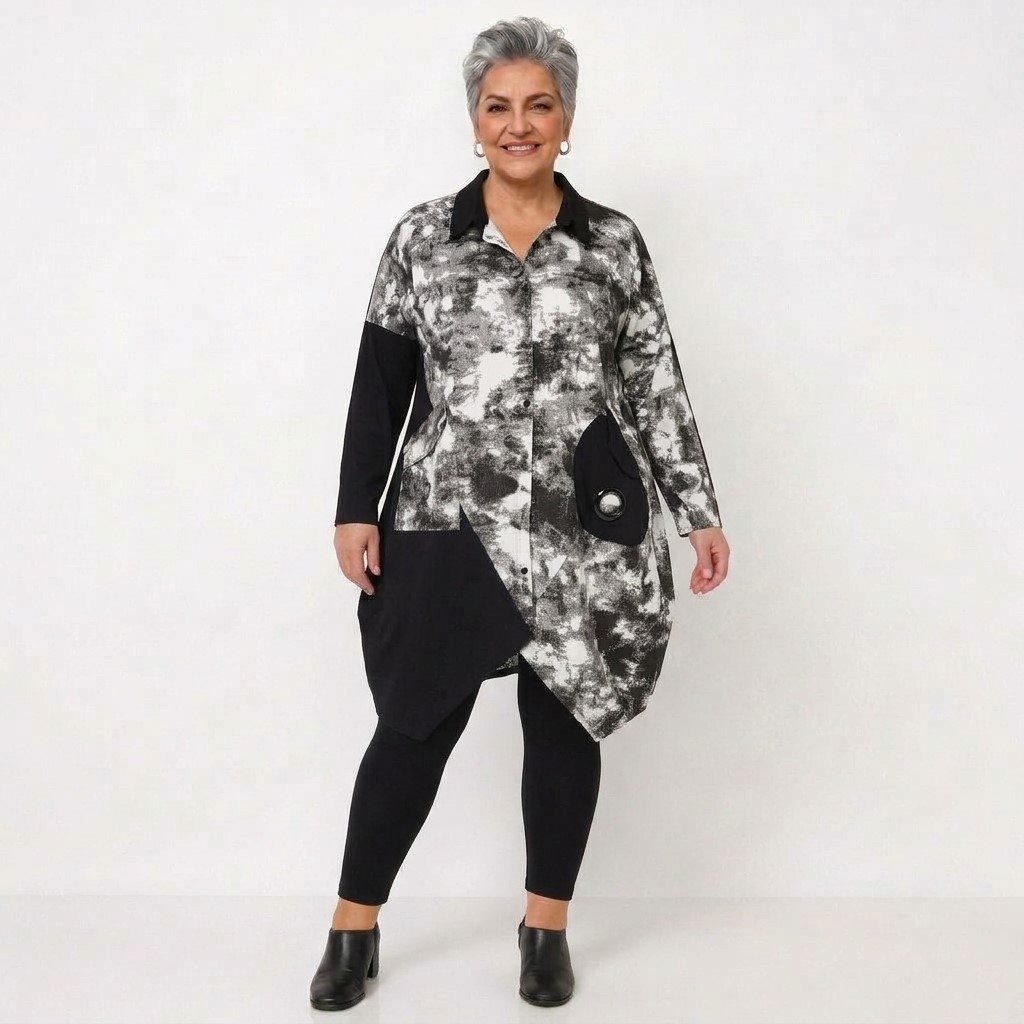Robe chemise longue grande taille. robe chemise grande taille femme en noir et blanc robes grandes tailles