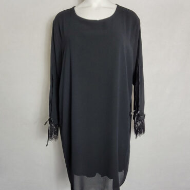 robe noire femme soirée