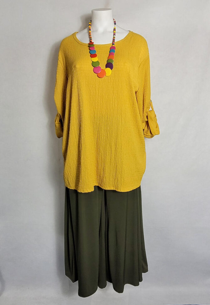 pantalon jupe taille elastique – Image 2