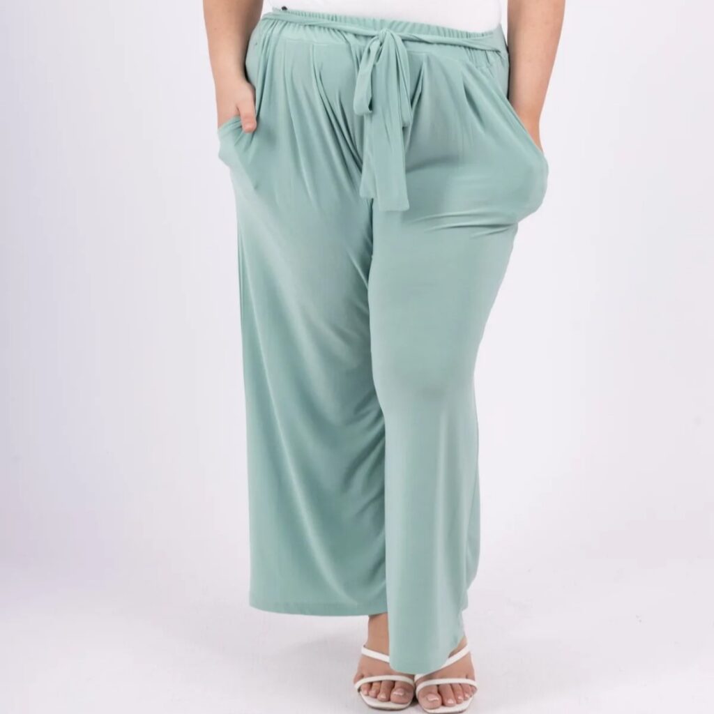 pantalon jupe culotte femme grande taille vert jusqu'au 58 pantalon femme amincissant