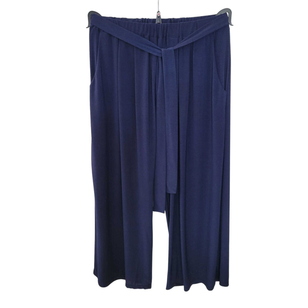 Bleu marine jupe culotte fluide femme​ curve pantalon elasthane femme