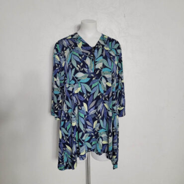 tunique femme originale grande taille imprimée manches ¾ Mode femmes rondes