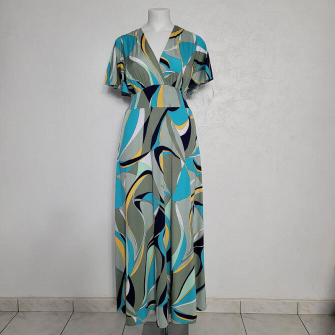 robe cérémonie femme longue pour ronde | robe longue taille empire​