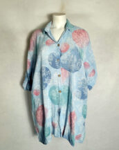chemise imprimé fleuri femme grande taille