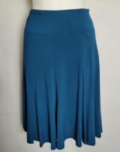 Jupe fluide bleu femme grande taille