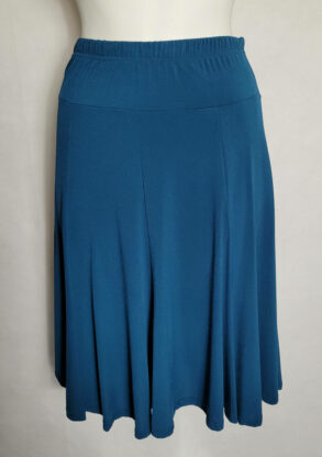 Jupe fluide bleu femme grande taille