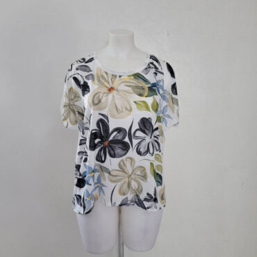 chemisier manches courtes femmes blouse viscose