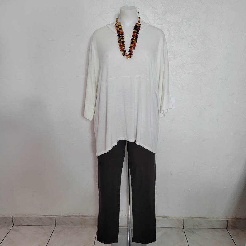 idee look pantalon taille élastiquée personne âgée femme confortable | mode femme senior