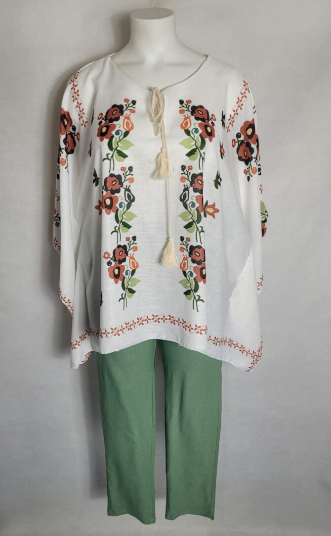 Tunique  ample boho floral – Image 2