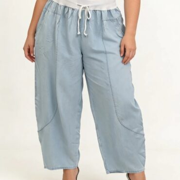 jean large taille haute femme grande taille clair