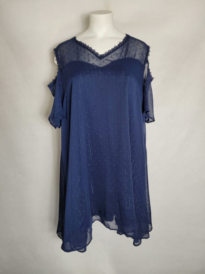 robe courte évasée femme