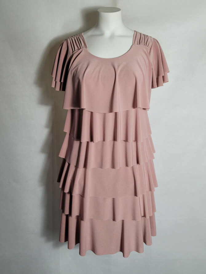 robe à volants femme grandes tailles chic