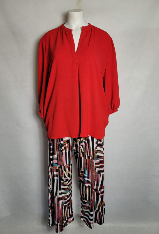 Ensemble pantalon tunique pour mariage grande taille