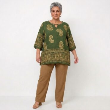 ensemble pantalon large et haut