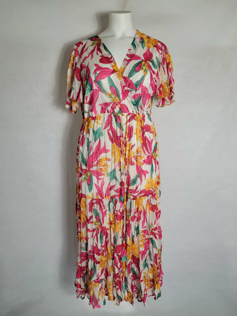 robe longue boheme champêtre grande taille