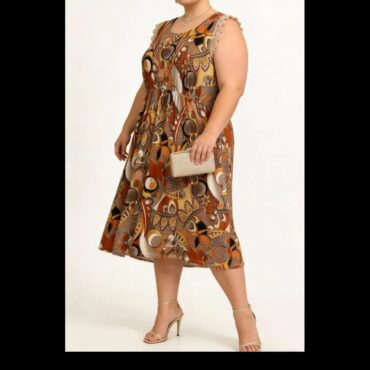 robe longue champetre chic femme ronde