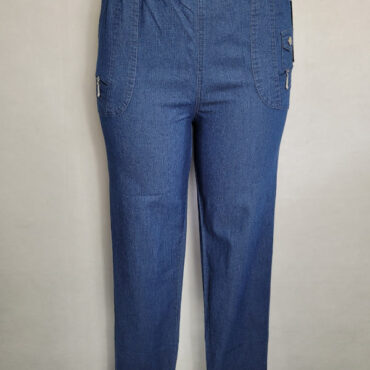 Pantalon jean femme taille haute
