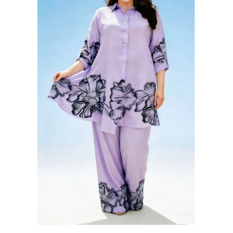 tenue femme pour mariage grande taille coton lin | vêtement grande taille femme ronde parfait pour été