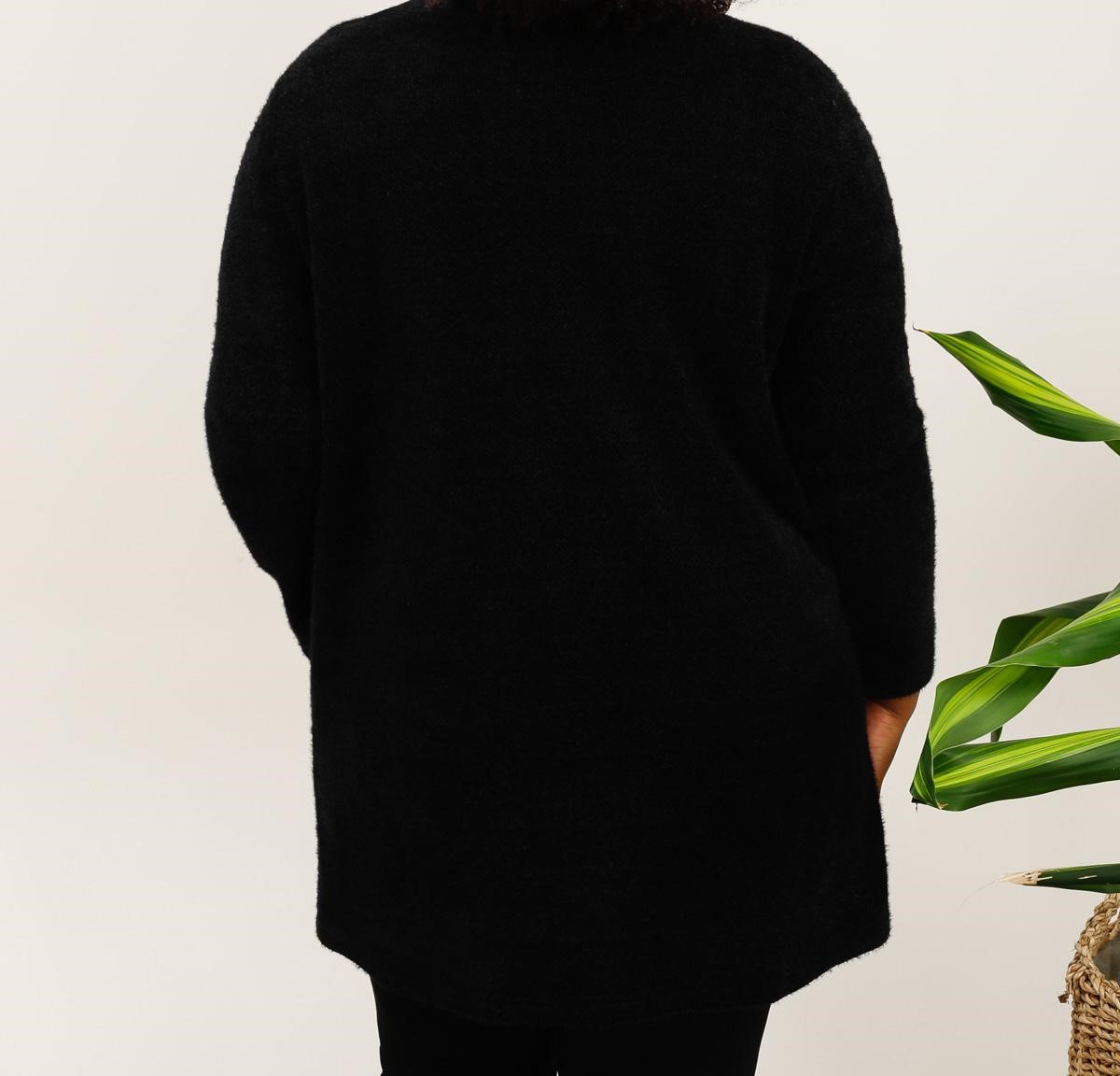 cardigan femme grande taille fermeture bouton manches longues