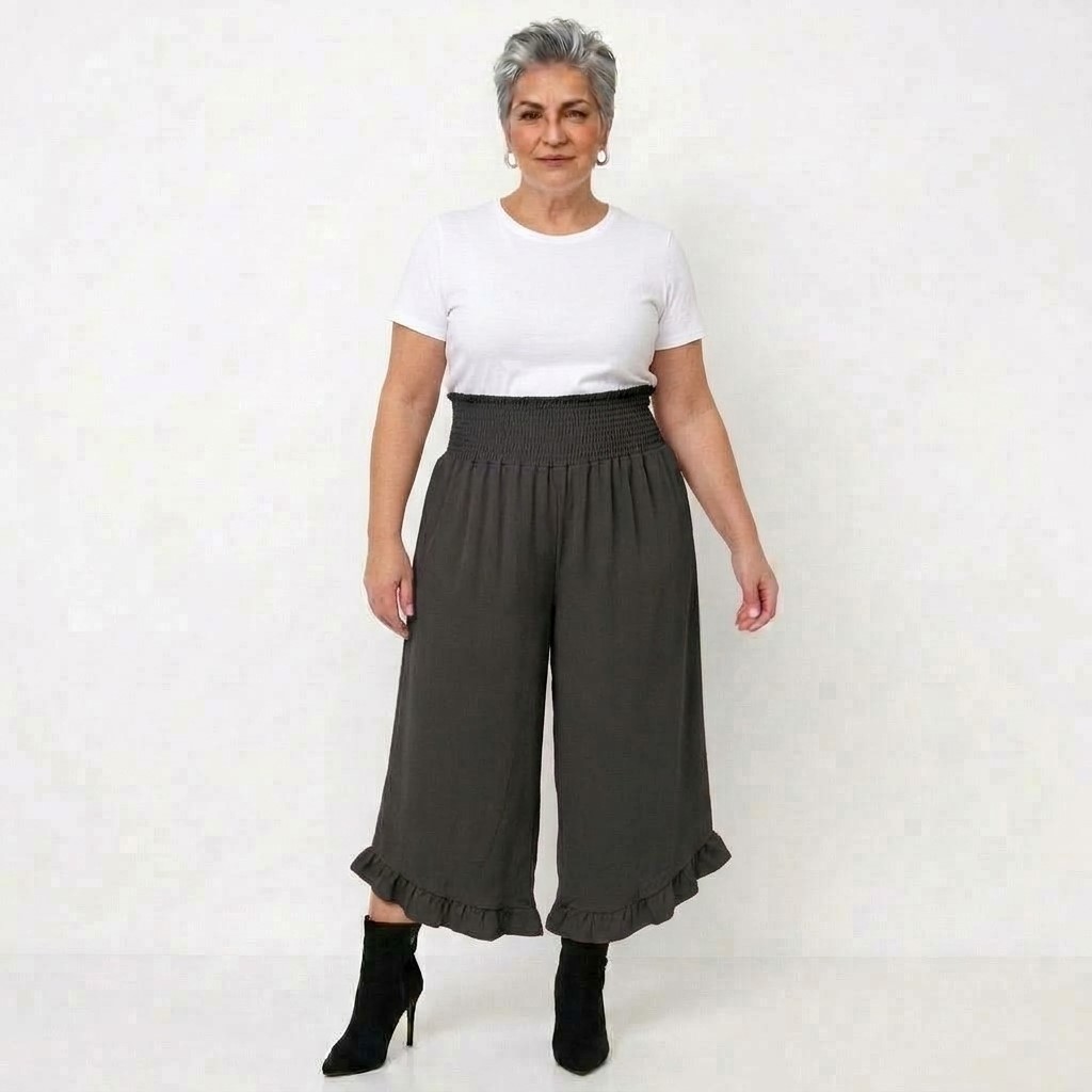 jupe culotte longue femme senior