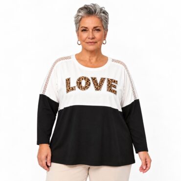 pull élégant femme ronde senior moderne chic