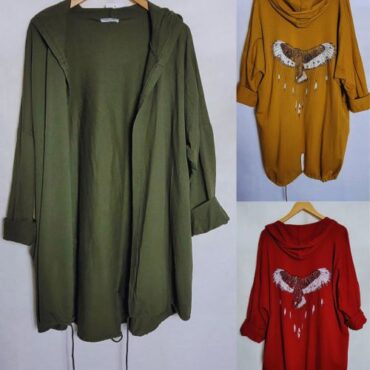 vetements femmes grandes tailles originaux veste sweat