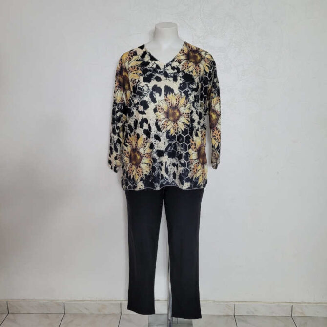 pull fin décontracté femme curve manches courtes – Image 2