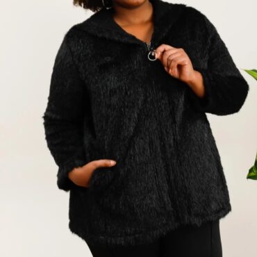 veste tailleur long femme veste en fausse fourrure