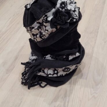Ensemble bonnet echarpe femme