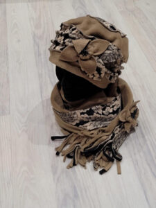 Kuiaobaty Ensemble écharpe élégante Et Bonnet Tricoté Pour