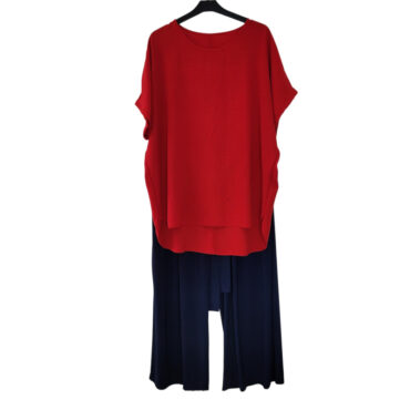 ensemble femme habillé pour mariage avec pantalon large et haut chic grande taille femme