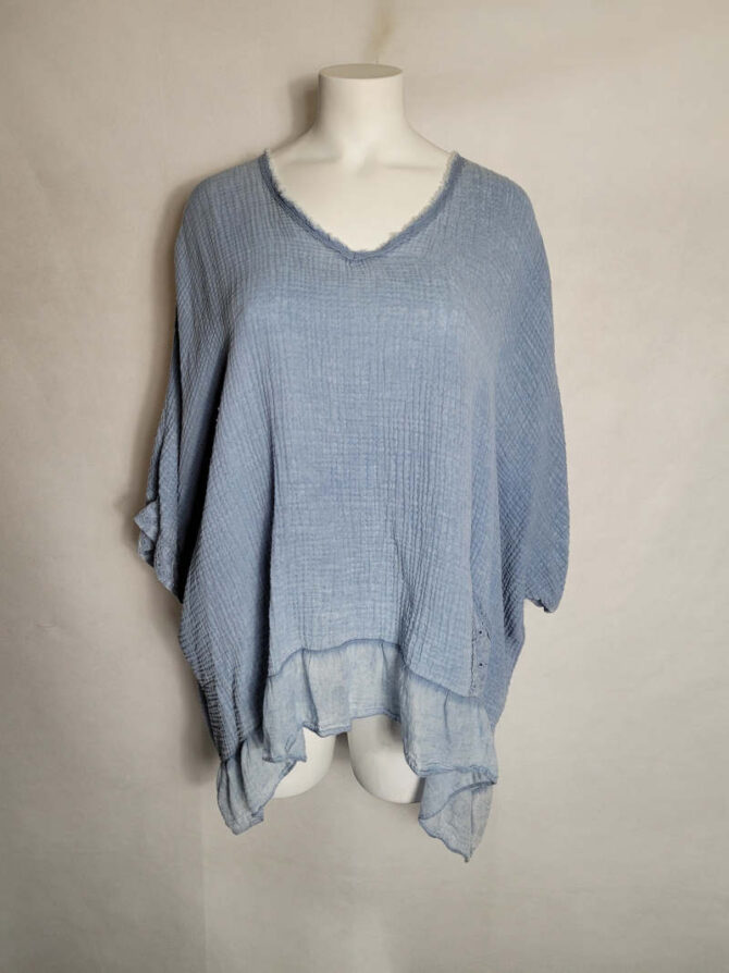 haut gaze de coton femme blouse femme grande taille tuniques amples femmes