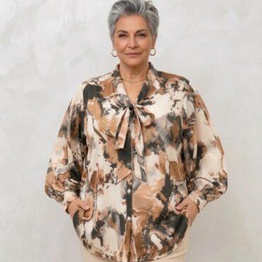 Chemise à motif femme