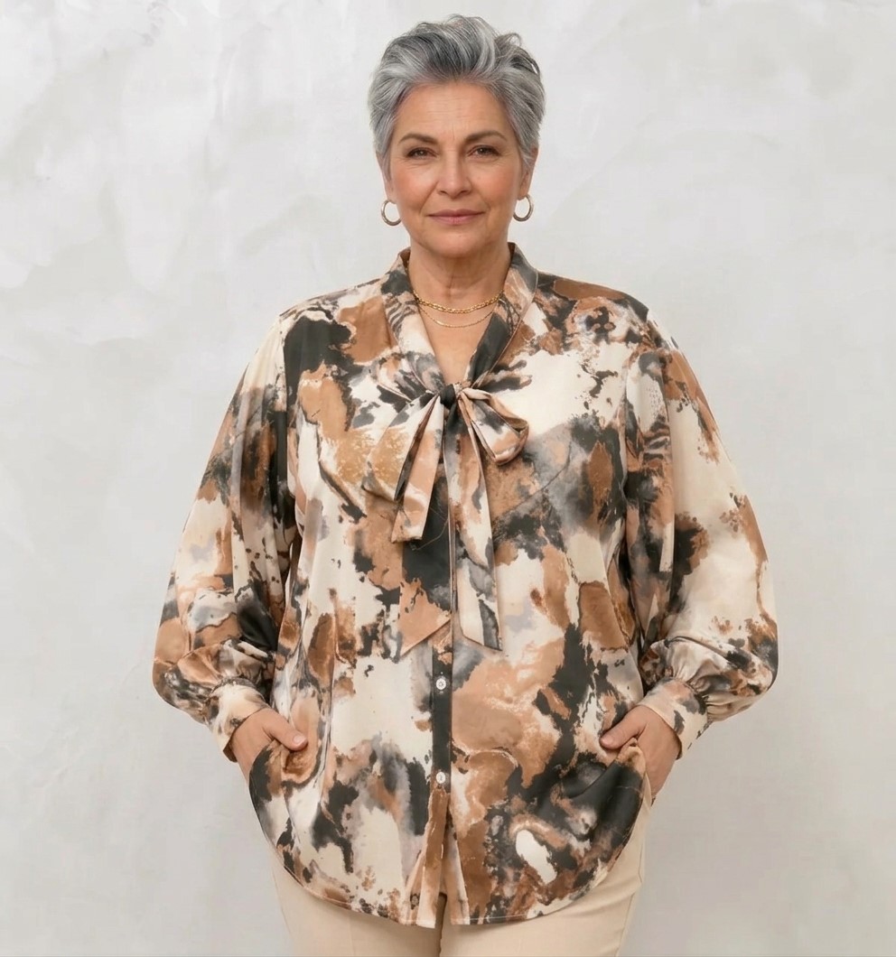 Chemise à motif femme