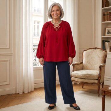 Tenue boheme chic femme pantalon​ Grande taille