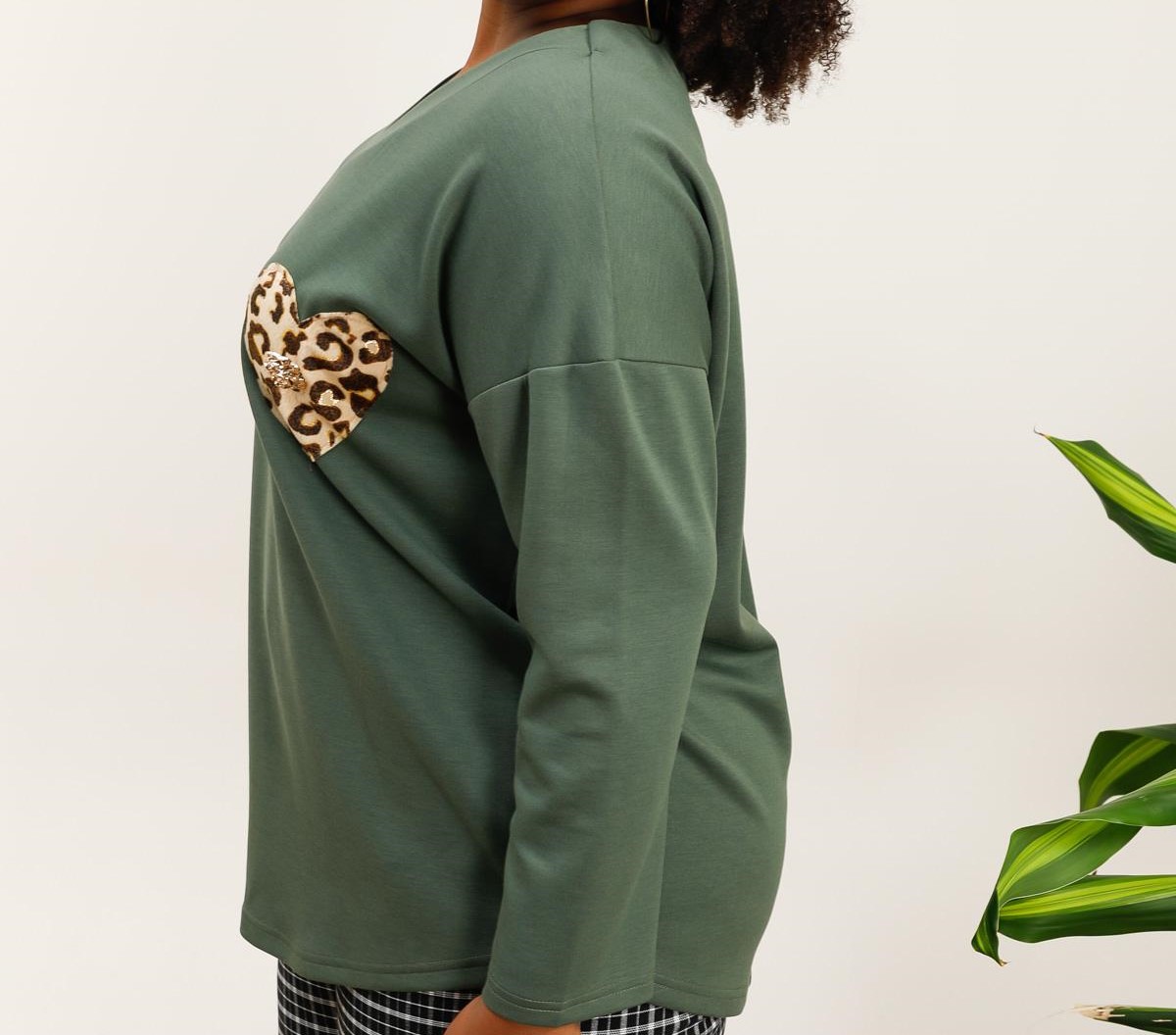 tee shirt femme grande taille col rond