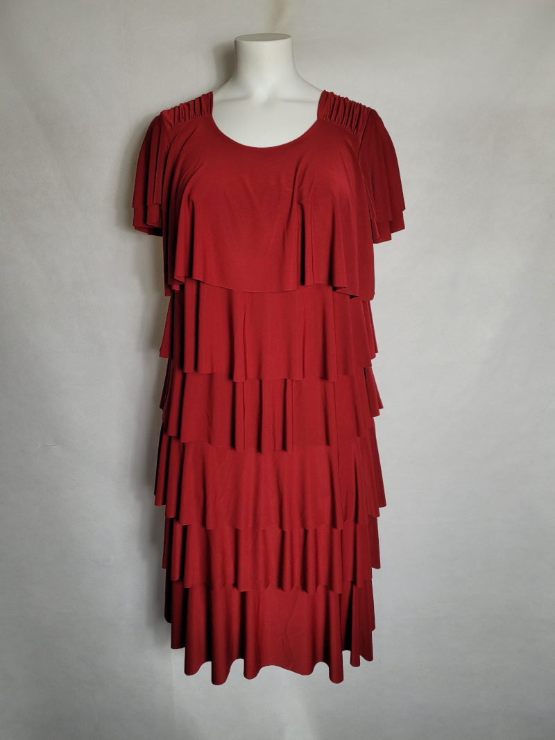 robe amincissante pour mariage » à volants Madeleine robes​