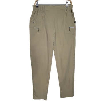 pantalon classique femme taille haute ceinture élastique confectionné dans une matière extensible confortable, il offre un bon maintien sans être oppressant. couleur orange Polyvalent: Il peut être porté avec différents types de hauts : crop tops, t-shirts rentrés, chemises boutonnées ou blouses fluides conviens pour senior . vêtements originaux femme grande taille