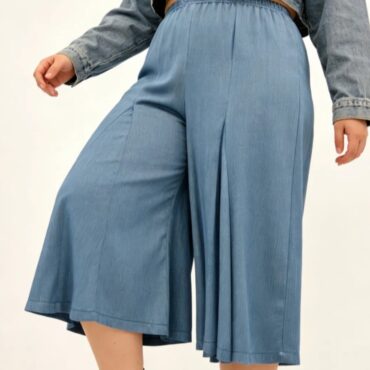 jupe culotte jeans femme​ grande taille elastique