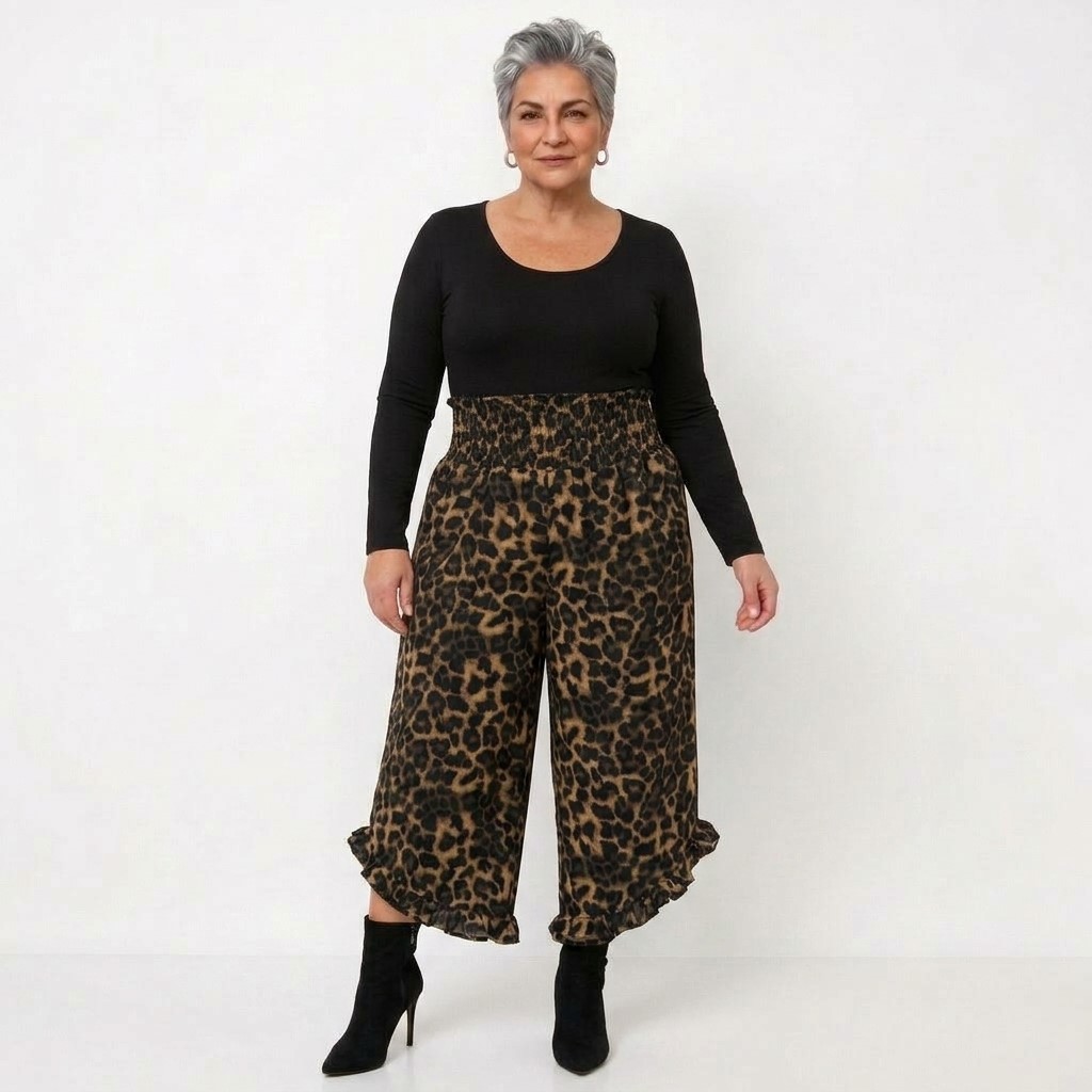 jupe evasée femme porté par femme senior