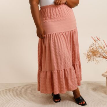 jupe longue gitane bohème pour femme ronde