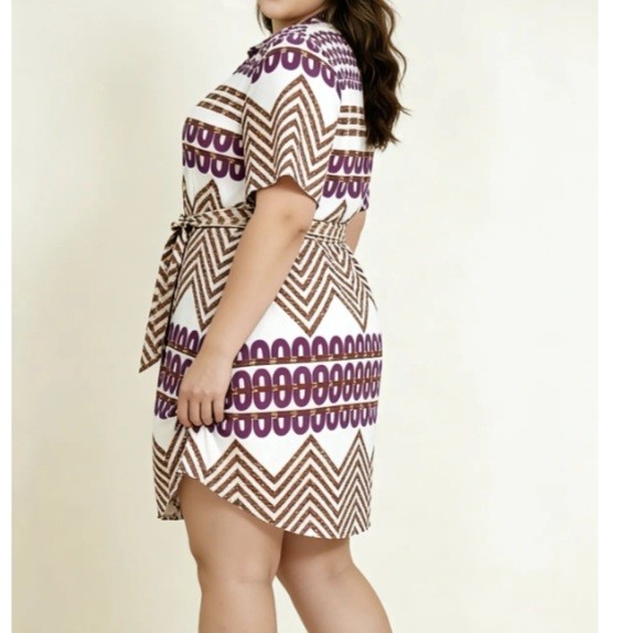 robe chemise courte femme grande taille