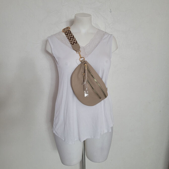 Beige banane bandouliere​ – Image 2