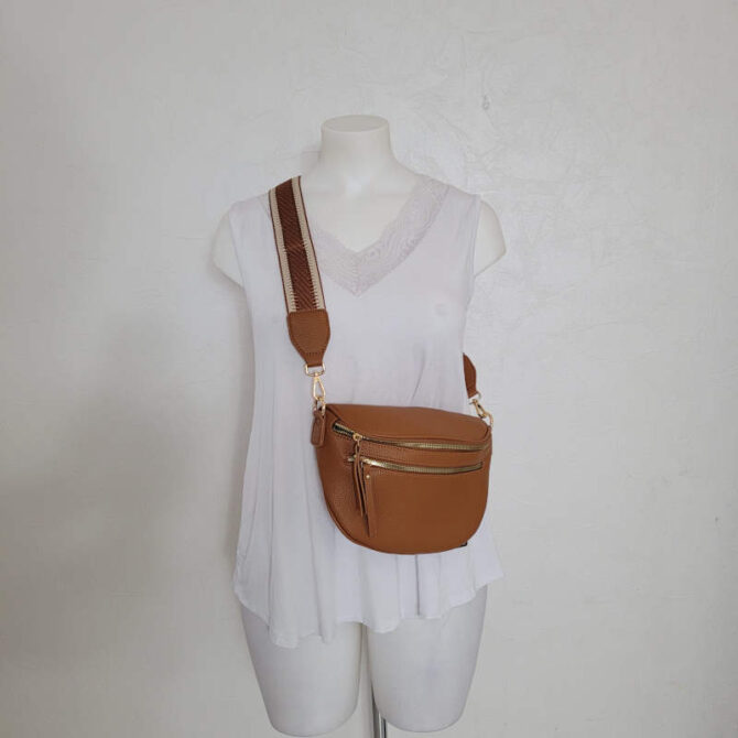 Camel sac banane femme – Image 2