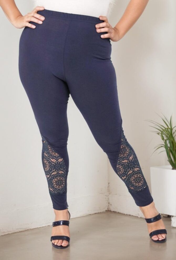 legging dentelle femme