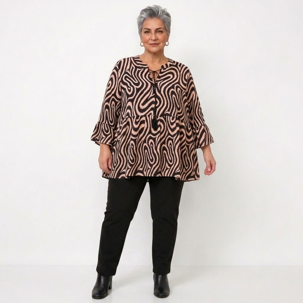 ensemble 2 pièces femme pantalon grande taille coton : tailleur chic tenue mariage invité femme pantalon look femme grande taille